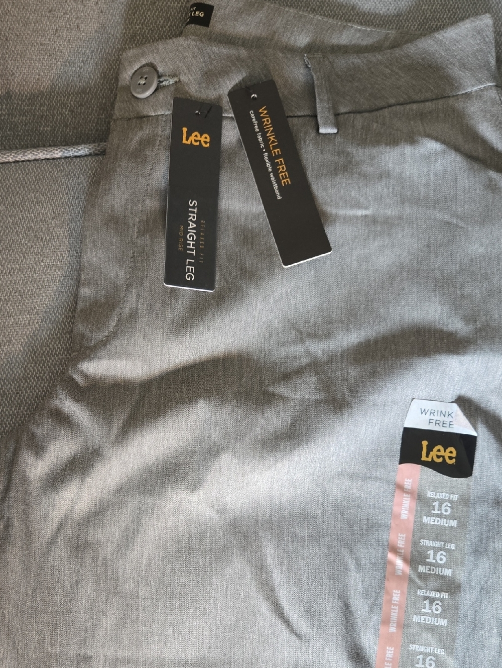 Nwt Womens Lee Straight Leg Pants - Picture 5 of 6